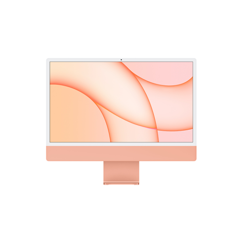 iMac 24" Retina 4,5K, (M1 8C CPU, 8C GPU), 8 ГБ, 256 ГБ SSD, оранжевый