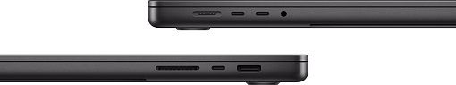 MX2X3 MacBook Pro 16" (M4 Pro 14C CPU, 20C GPU) 24 ГБ, 512 Гб SSD, чёрный космос