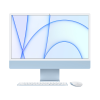 iMac 24" Retina 4,5K, (M1 8C CPU, 8C GPU), 8 ГБ, 512 ГБ SSD, синий